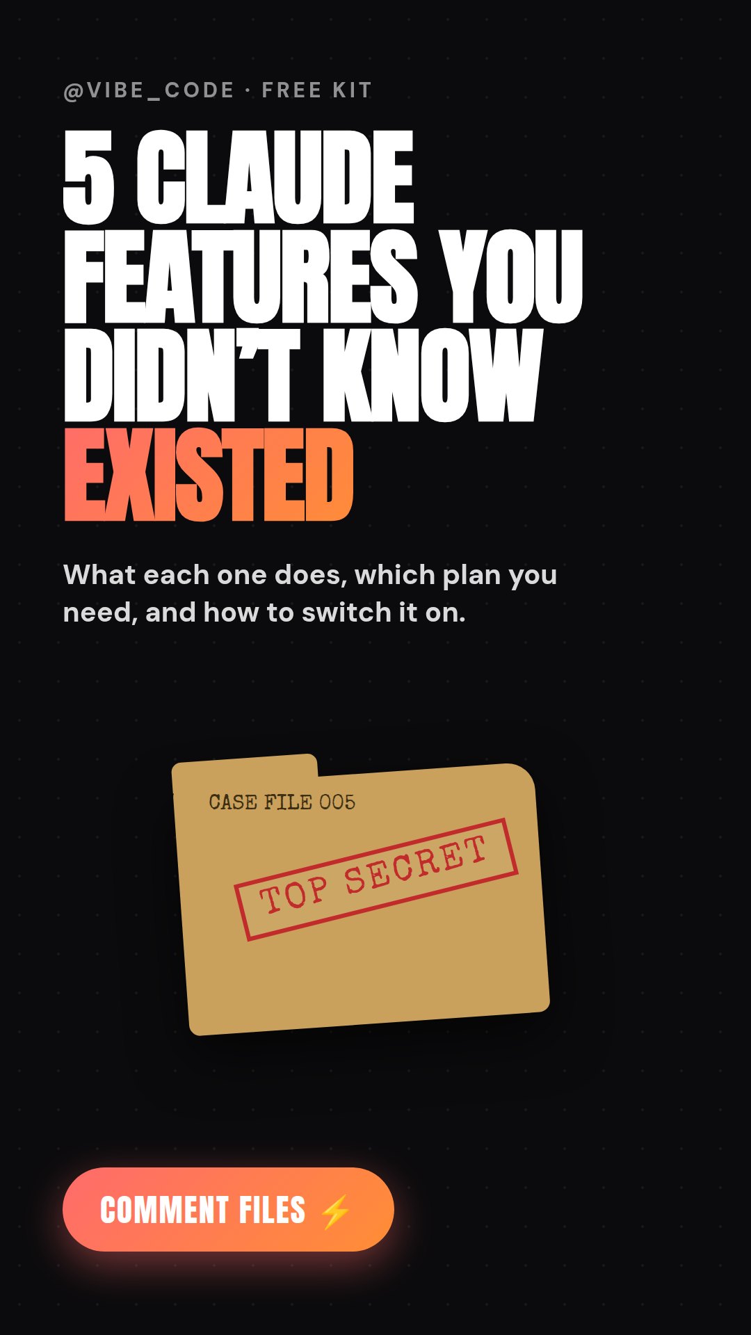 The Claude Dossier: 5 features you didn't know existed