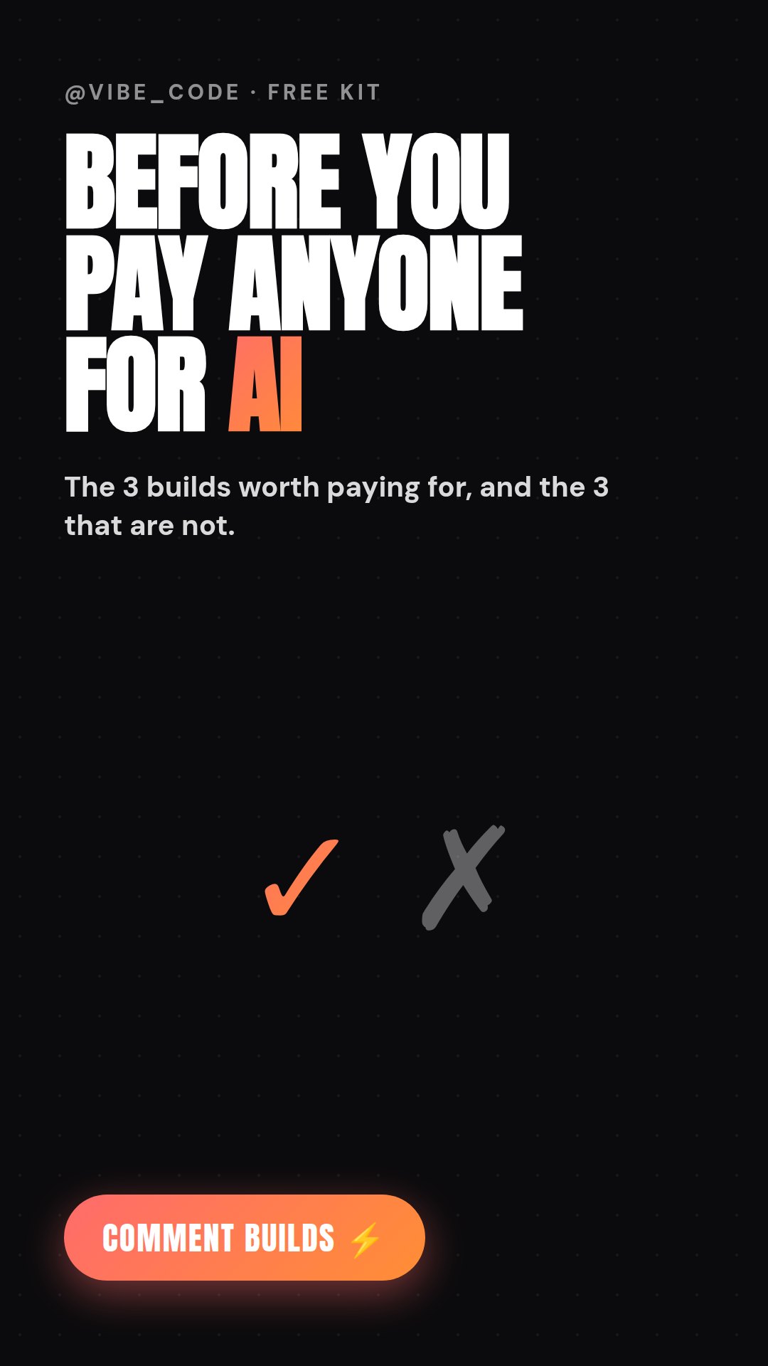 Pay For This, Not That: before you pay anyone for AI
